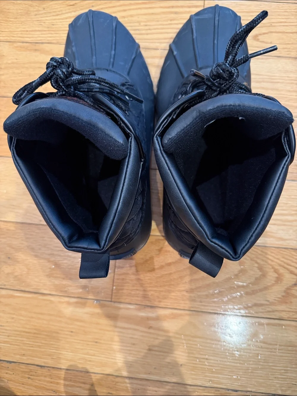 Weatherproof Men's Black Waterproof Duck-Style Winter Boots SZ 9